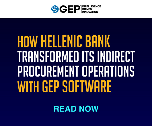 How Hellenic Bank Transformed Its Indirect Procurement Operations With GEP Software